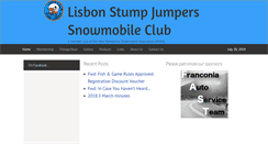 Desktop Screenshot of lisbonstumpjumpers.org