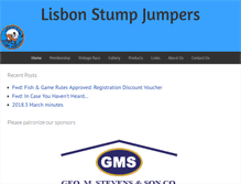 Tablet Screenshot of lisbonstumpjumpers.org